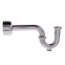 1-1/4" Chrome Plated Brass P-Trap w/Box Escutcheon, 17 GA w/CO