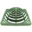 12" Square Catch Basin Atrium Grate (Green)