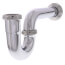 1-1/2" Chrome Plated Brass P-Trap, 20 GA L/CO