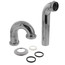 1-1/2" Chrome Plated Brass P-Trap, 22 GA L/CO