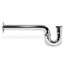 1-1/2" Chrome Plated Brass P-Trap, 22 GA L/CO
