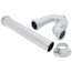 1-1/2" Milwaukee Type Utility "P" Trap, 20 Gauge with Cleanout