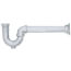 1-1/2" Milwaukee Type Utility "P" Trap, 20 Gauge with Cleanout