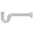 1-1/2" Less CO Utility/Milwaukee “P" Trap (Chrome-Plated)