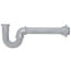 1-1/2" Less CO 17 ga Utility/Milwaukee “P" Trap (Chrome-Plated)
