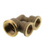 Twin Ell, Threaded (1/2" x 1/2" x 3/4"), 128284