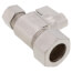 5/8" Compression x 3/8" Compression Straight Stop Valve (Lead Free)