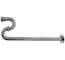 1-1/4" Chrome Plated Brass S-Trap, 20 GA w/ Flange