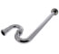 1-1/4" Chrome Plated Brass S-Trap, 20 GA w/ Flange
