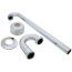 1-1/4" Chrome Plated Brass S-Trap, 20 GA w/Flange & Box Escutcheon