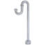 1-1/4" Chrome Plated Brass S-Trap, 20 GA w/Flange & Box Escutcheon