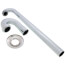1-1/4" Chrome Plated Brass S-Trap, 17 GA w/Flange