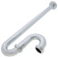 1-1/4" Chrome Plated Brass S-Trap, 17 GA w/Flange