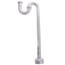 1-1/4" Chrome Plated Brass S-Trap, 17 GA w/Flange & Box Escutcheon