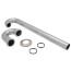 1-1/2" Chrome Plated Brass S-Trap, 17 GA w/Flange
