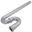 1-1/2" Chrome Plated Brass S-Trap, 17 GA w/Flange