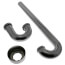 1-1/2" Chrome Plated Brass S-Trap, 17 GA w/Flange & Box Escutcheon
