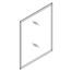 Door Assembly, Mirrored Cabinet, 15 X 26, Bv, K-1293638