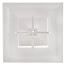 Series 24 6" (Wall Opening Size) Step Down Square Ceiling Diffuser (Steel)