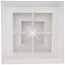 Series 24 10" (Wall Opening Size) Step Down Square Ceiling Diffuser (Steel)