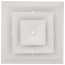 Series 24 10" (Wall Opening Size) Step Down Square Ceiling Diffuser (Steel)