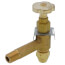 3/8" ODF Inlet x 1/4" MPT Outlet Fusible Burner Angle Valve (2" Long)
