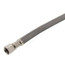 120" Ice Maker Braided Stainless Steel Hose Connector (1/4" x 1/4" Compression Thread)