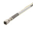84" Ice Maker Braided Stainless Steel Hose Connector (1/4" x 1/4" Compression Thread)