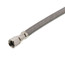 84" Ice Maker Braided Stainless Steel Hose Connector (1/4" x 1/4" Compression Thread)