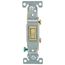Single-Pole Grounding Toggle Switch, 15A - Ivory (120V)