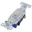 3-Way Grounding Toggle Switch, 15A, 1P - White (120V)