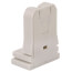 Slide-On Fluorescent Lampholder for Medium Bi-Pin Lamps - White