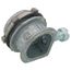 3/8" Zinc BX-Flex Straight Set Squeeze Connector
