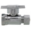 3/8" FIP x 3/8" OD Compression Straight Stop Valve - LFBV889013, No Lead (Chrome)