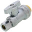 1/2" CTS x 3/8" OD Compression Straight Stop Valve - LFQC894S, Lead Free (Chrome)