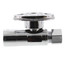 1/2" Nominal Sweat x 3/8" OD Compression Straight Stop Valve - LFBV892013, No Lead (Chrome)