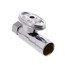 1/2" Nominal Sweat x 3/8" OD Compression Straight Stop Valve - LFBV892013, No Lead (Chrome)