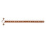 3/4" x 12" Copper Epoxy Coated Milford Hanger