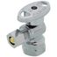 1/2" FIP x 3/8" OD Compression Angle Stop Valve - LFBV890003, Lead Free (Chrome)