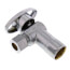 1/2" Nominal Sweat x 3/8" OD Compression Angle Stop Valve - LFBV892003, No Lead (Chrome)
