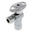 1/2" Nominal Sweat x 3/8" OD Compression Angle Stop Valve - LFBV892003, No Lead (Chrome)