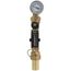 3/4" Sweat QuickSetter Balancing Valve w/ Flow Meter & Temp. Gauge - 2.0 to 7.0 GPM (Lead Free)