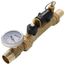 3/4" Sweat QuickSetter Balancing Valve w/ Flow Meter & Temp. Gauge - 2.0 to 7.0 GPM (Lead Free)