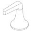 Handle Lever Kit (Brushed Nickel), K-1328594-BN