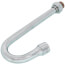 9-1/16" Swivel Gooseneck Nozzle w/ Stream Regulator Outlet, 2-5/8" Spread & 5-9/16" Clearance, 132X-TS-BRASS