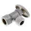 1/2" Nom Compression (5/8" OD) x 1/2" OD Compression Angle Stop Valve - LF894203, No Lead (Chrome)