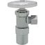 1/2" Nom CPVC x 3/8" OD Compression Angle Stop Valve - LF892403, No Lead (Chrome)