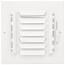 6" x 6" (Wall Opening Size) Three-Way White Sidewall/Ceiling Register (303 Series)