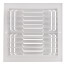 10" x 10" (Wall Opening Size) Three-Way White Sidewall/Ceiling Register (303 Series)