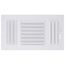 12" x 6" (Wall Opening Size) Three-Way White Sidewall/Ceiling Register (303 Series)